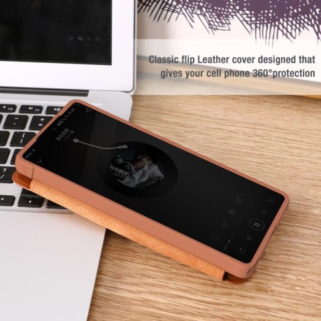 Чохол-книжка Nillkin Qin Series для Samsung Galaxy S25 Ultra 5G - чорний