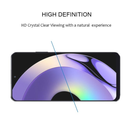Защитное стекло Full Glue Full Cover для Realme 10 Pro - чорное
