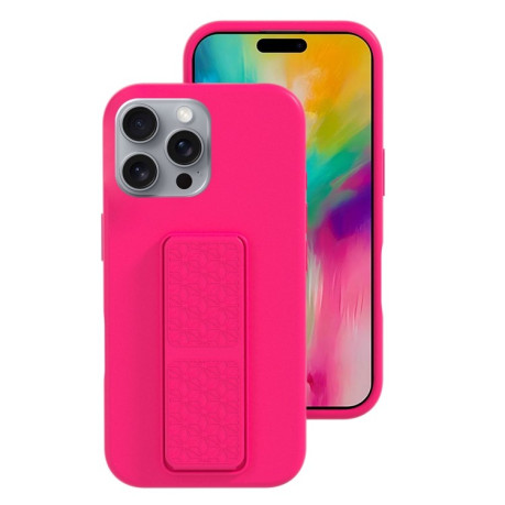 Силіконовий чохол Liquid Silicone Holder для iPhone 16 Pro Max - рожевий