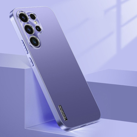 Протиударний чохол Streamer Series Micro Frosted Metal Paint PC для Samsung Galaxy S25 Ultra 5G - фіолетовий