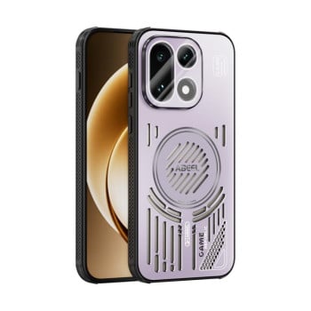 Чехол ABEEL Ice Fox Series с MagSafe и охлаждением на OnePlus 15 — розовый/фиолетовый