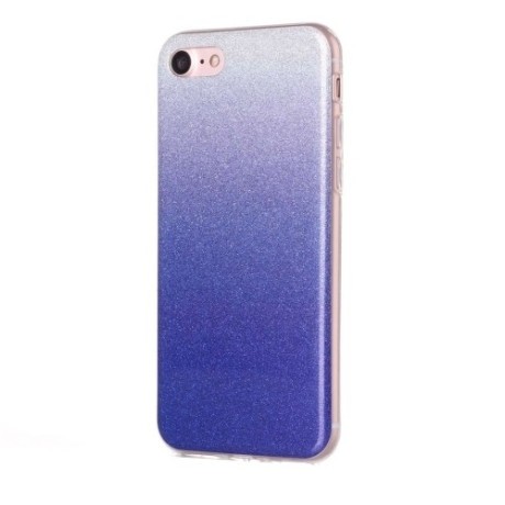 TPU Чехол Glitter Powder Темно-синий для iPhone SE 3/2 2022/2020/8/7