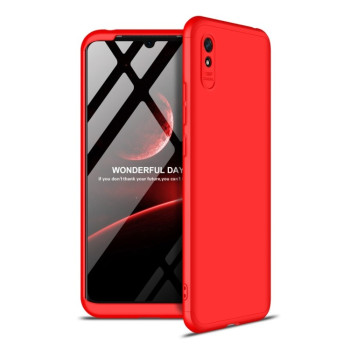 Противоударный чехол GKK Three Stage Splicing на Xiaomi Redmi 9A - красный
