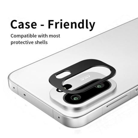 Защитное стекло на камеру Kalebol Metal Hollow Lens Protection Ring для OnePlus Ace 6
