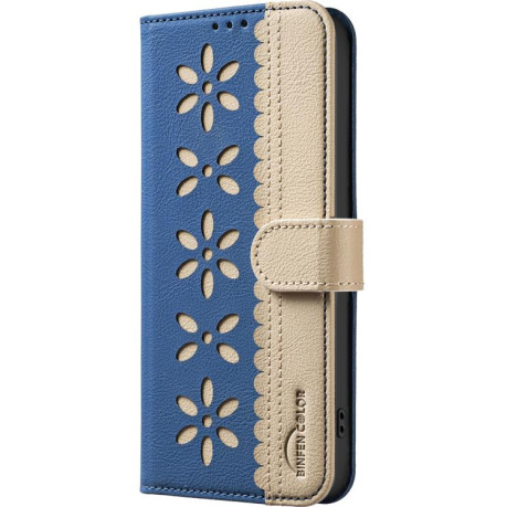 Противоударный чехол Shield Frame Holder MagSafe для Infinix Note 40 Pro / 40 Pro+ - синий