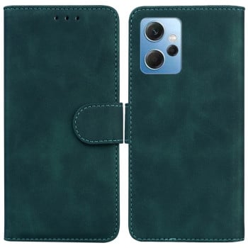 Чехол-книжка Skin Feel Pure Color для Xiaomi Redmi Note 12 4G - зеленый
