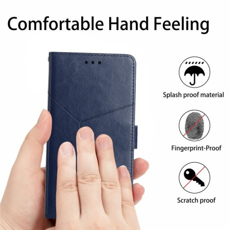 Чохол-книжка Y-shaped Pattern для Xiaomi Redmi Note 14S/ 13 Pro 4G / POCO M6 Pro 4G   - синій
