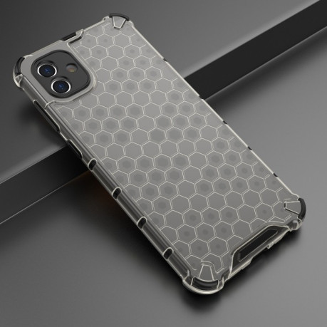 Противоударный чехол Honeycomb на  Samsung Galaxy A04 4G - черный