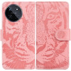 Чехол-книжка Tiger Embossing для Realme 11 4G Global - розовый