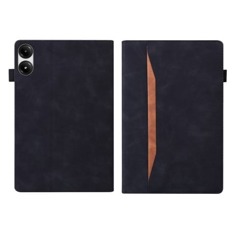 Чехол-книжка Splicing Series на Xiaomi Redmi Pad 2 Pro / Pro 12.1 — чёрный