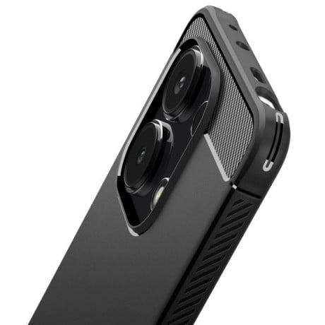 Оригинальный чехол Spigen Rugged Armor на Xiaomi Redmi Note 13 4G - Matte Black