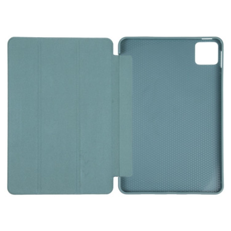 Чехол-книжка Litchi Texture для Xiaomi Pad 7 / Pad 7 Pro - зеленый