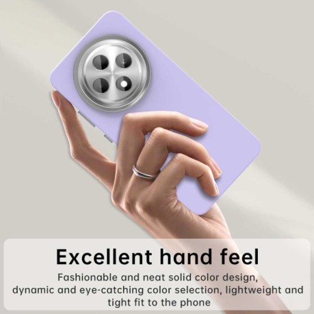 Противоударный чехол Colorful Acrylic Series для OPPO Reno12 F/12FS - фиолетовый