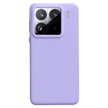 Силиконовый чехол Solid Color Liquid на Xiaomi 15 Pro - фиолетовый