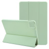 Чехол-книжка Three-fold Holder Flip на iPad Pro 11 2024 - зеленый