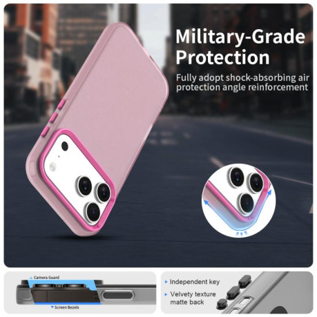 Противоударный чехол Candy Series для iPhone 17 Pro Max - красный