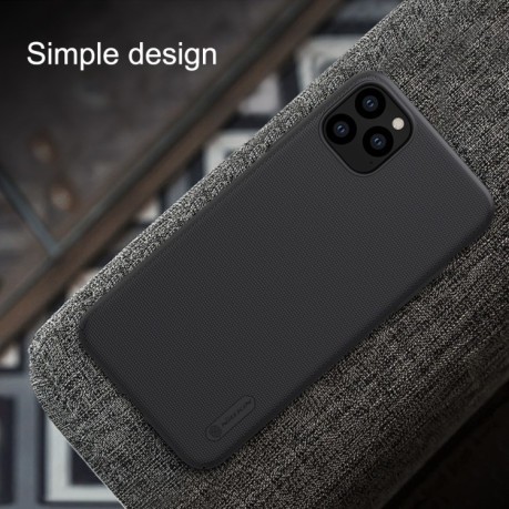 Чохол NILLKIN Frosted Shield Concave-convex Texture PC на iPhone 11 Pro Max -м'ятно-зелений
