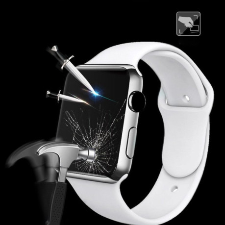 3D защитное стекло для Apple Watch Series 5 / 4  40mm 2ед. mocolo 0.33mm 9H-черное