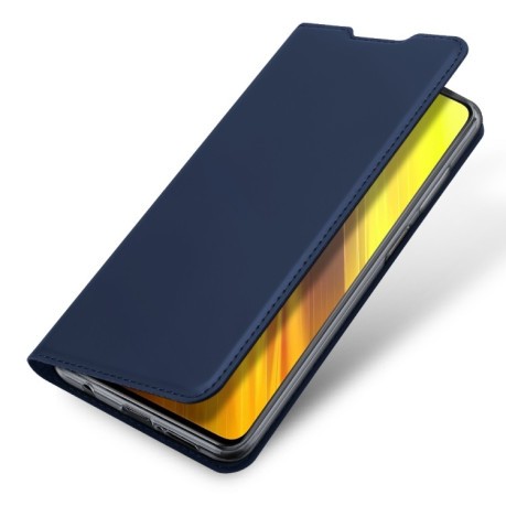 Чехол-книжка DUX DUCIS Skin Pro Series на Xiaomi Poco X3 / Poco X3 Pro - синий