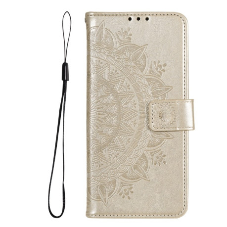 Чохол-книжка Totem Flower для Xiaomi 14T Pro - золотий