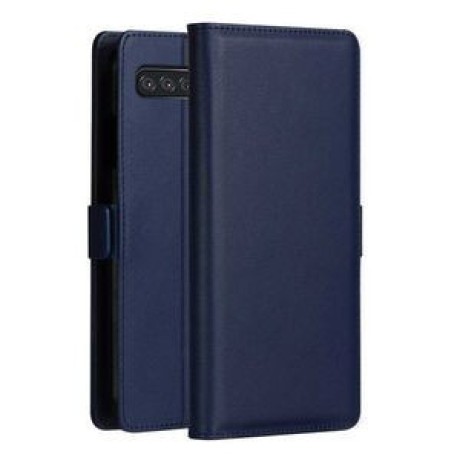 Шкіряний чохол-книжка DZGOGO MILO Series Samsung Galaxy S10+/G975-темно-синій