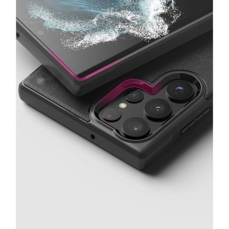 Оригинальный чехол Ringke Onyx Durable для Samsung Galaxy S22 Ultra - черный