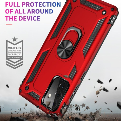 Протиударний чохол-підставка 360 Degree Rotating Holder Samsung Galaxy A72 - червоний