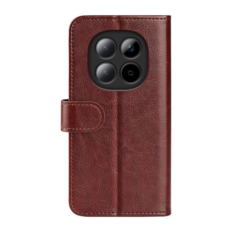 Чохол-книжка R64 Texture Single на Xiaomi Redmi Note 15 4G / 5G /Poco M8 164mm — коричневий