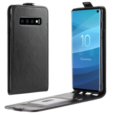 Кожаный флип-чехол Business Style  на Samsung Galaxy S10/G973- черный