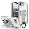 Противоударный чехол Skin-Friendly D-Ring Holder Magnetic с магнитным кольцом для iPhone 17e / 16e — серый