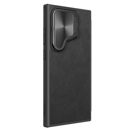 Чохол-книжка Nillkin Qin Prop Series Flip Camera Cover Design Leather Series на Samsung Galaxy S24+ 5G - чорний