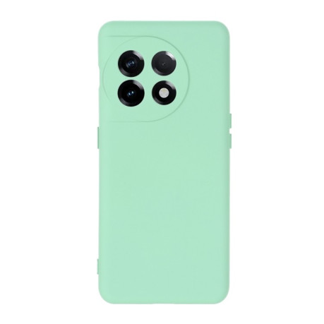 Силіконовий чохол Solid Color Liquid Silicone на OnePlus 11R / Ace 2 - зелений