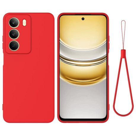 Силіконовий чохол Solid Color Liquid Silicone на Realme C75 5G / C73 5G - червоний