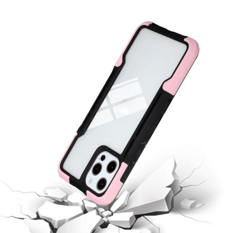 Противоударный чехол  3 in 1 Protective для iPhone 11 Pro Max - розовый