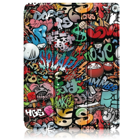 Чехол-книжка Acrylic Painted Pattern для iPad mini 6 - Graffiti