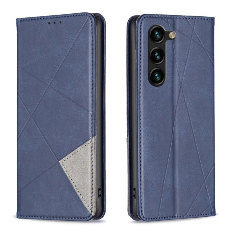 Чехол-книжка Rhombus Texture для Samsung Galaxy S25+ 5G - синий