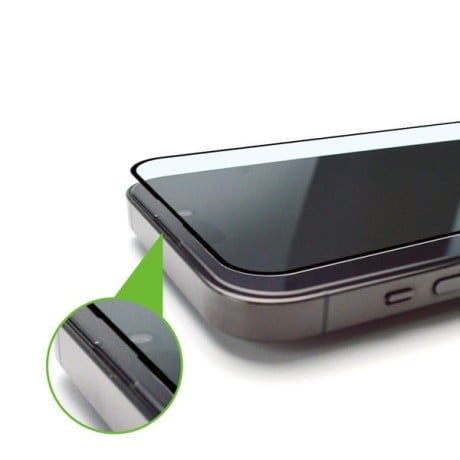 Защитное стекло 9H Wozinsky Premium Glass with mounting frame для iPhone 15 Pro Max -черное