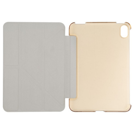 Чехол-книжка Silk Texture Horizontal Deformation для iPad mini 6 - золотой