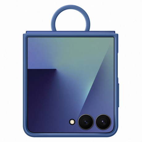Оригинальный чехол Samsung Ring Case на Samsung Galaxy Flip 7 - Blue(EF-PF766TNEGWW)