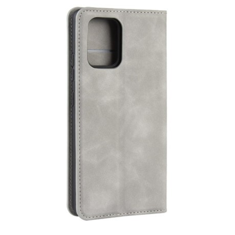 Чехол-книжка Retro-skin Business Magnetic на Samsung Galaxy S10 Lite -серый