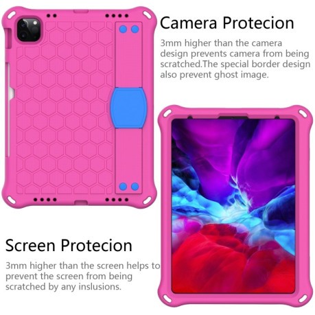 Протиударний чохол Honeycomb Design на iPad 10.9 2022/2020 - рожево-синій