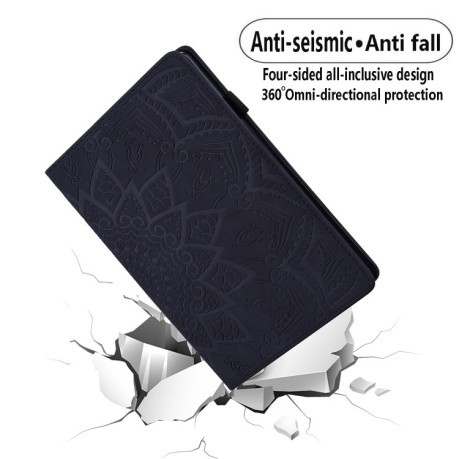 Чехол-книжка Calf Texture Embossed на iPad Pro 11 2024 - черный
