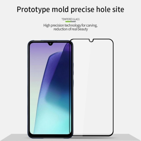 Защитное стекло MOFI 9H 3D Full Screen на Xiaomi Redmi 14C/Poco C75 - черное