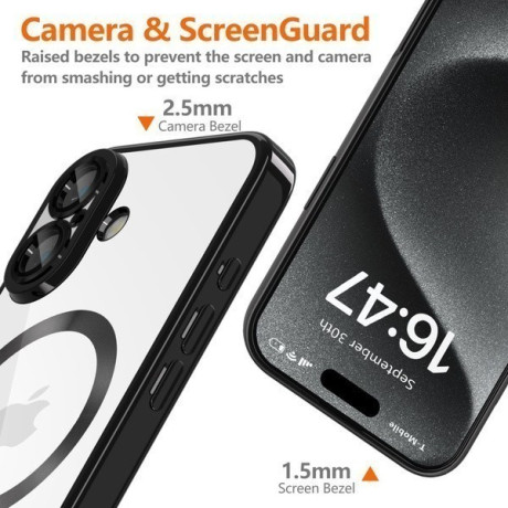 Чехол Tech-Protect MagFlex MagSafe для iPhone 16 - Black
