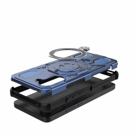 Противоударный чехол J-20 Solid Color MagSafe Magnetic на OnePlus Ace 5 Racing 5G / Nord CE5 - синий