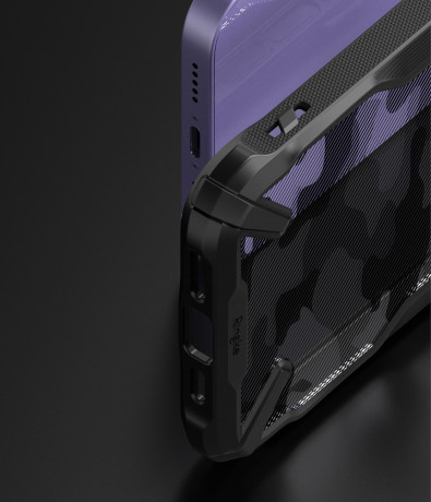 Оригинальный чехол Ringke Fusion X Design durable на iPhone 14/13 - Camo black