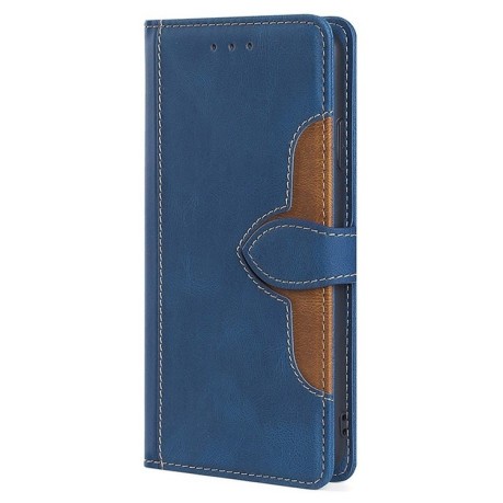 Чехол-книжка Stitching Skin Feel для OPPO A3/A3x/A40m - синий