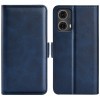 Чехол-книжка Dual-side Magnetic Buckle для Motorola Moto G85 5G - синий