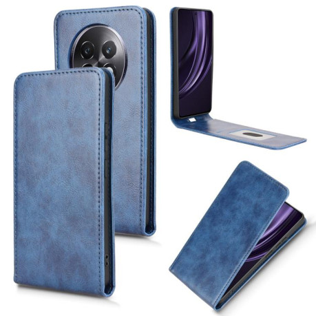 Чохол Magnetic Vertical Flip Leather для Realme 13+ 5G/13 Pro 5G/13 Pro+ - синій