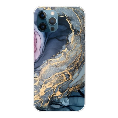 Противоударный чехол Marble Pattern для iPhone 13 Pro Max - Abstract Gold